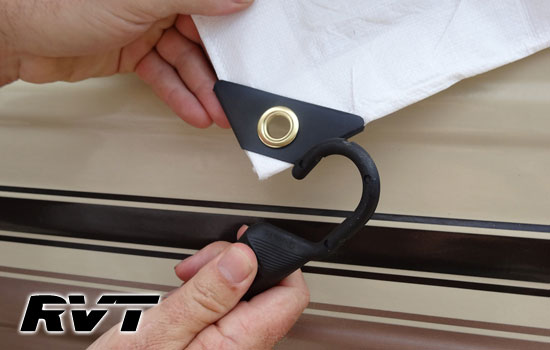 Set Protection Corners and Spacer for Roof Tarpaulin Cover for Caravan & Motorhome