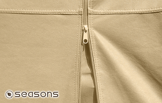 Heavy duty zippers made to last, perform great in any weather condition