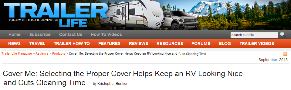 Trailer Life RV Cover Review